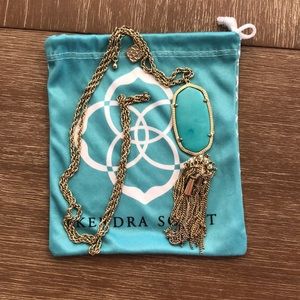 Kendra Scott Turquoise Rayne necklace
